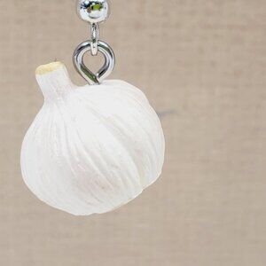 Garlic Bulb Earrings For the Gardening Enthusiast (5141)